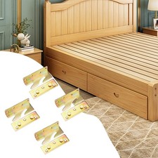 4 Sets Bed Rail Brackets Iron