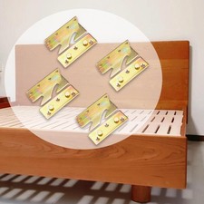 4 Sets Bed Rail Brackets Iron