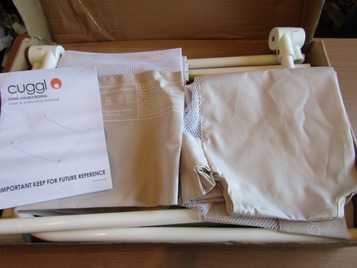 New cuggle double sided bed - new,