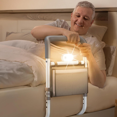 Adjustable bed rails for - bed,