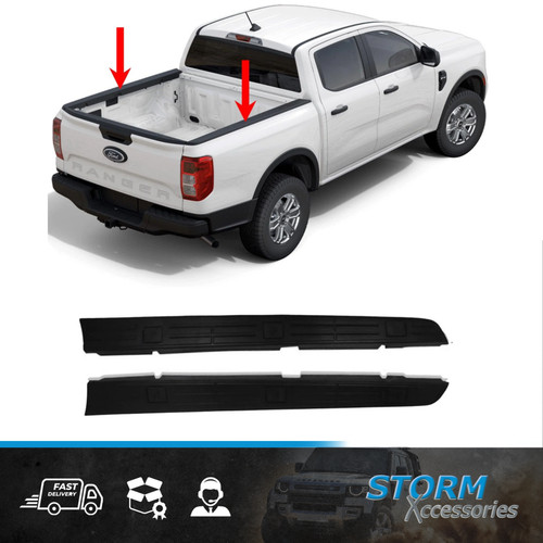 Load bed rail caps - bed, for