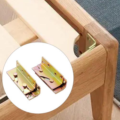 Bed rail brackets for wood - rail,